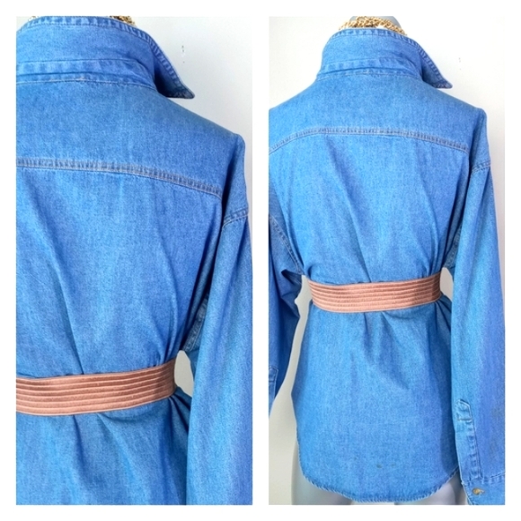 "WESTERN CHIC" VintAge Denim Two-PiEcE Skirt Set - Picture 11 of 15